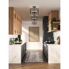 Progress Lighting Hillcrest 4-Light Semi-Flush Mount in Matte Black with Clear Beveled Glass Panels - 2 of 3