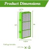 Nispira AER1 HAPF300AHD Allergan Remover Filter Replacement for Holmes Air Purifier HAPF30AT HAP242-NUC HAPF300AHD-U4R True HEPA. 4 Packs - 2 of 4