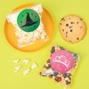 Big Dot of Happiness Pink & Green Witch Stickers and Clear Cookie Bags, Cellophane Treat Bags 4.25x7 Inches, Birthday or Halloween Favor Gifts - 25 Ct - 2 of 4