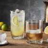 Bormioli Rocco Graphics Glasses, Set of 4 - Tumblers with Reflective Base - Elegant Italian Barware for Aromatic Spirits - 4 of 4
