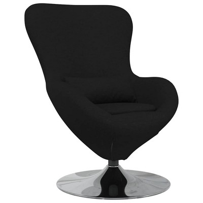 vidaXL Egg Chair Dark gray 63 x 73 x 90 cm fabric