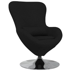 vidaXL Egg Chair Dark gray 63 x 73 x 90 cm fabric - 1 of 4