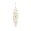 Melrose Frosted Pinecone Drop Ornament (Set of 12) - 4 of 4