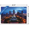 Trends International Cityscapes - Indianapolis, Indiana Framed Wall Poster Prints - 3 of 4