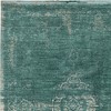 Gray and Green Medallion Non Skid Area Rug - 4 of 4