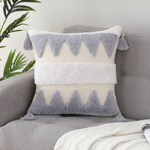 Boho Tufted Decor Pillow Cover