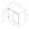 2 Door Morgan Storage Cabinet - South Shore - 4 of 4