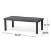 Sapphtopaz Patio Sofa with Shutter-Slat Design & Water-Resistant Cushions, Acacia Wood Outdoor Sofa, Outdoor Club Chair, Outdoor Sofa Chair - 4 of 4