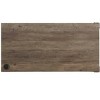 Vynxaria 48" Gray Oak Black Desk Storage Cabinet Cable Management Spacious Workstation for Home Office - 3 of 4