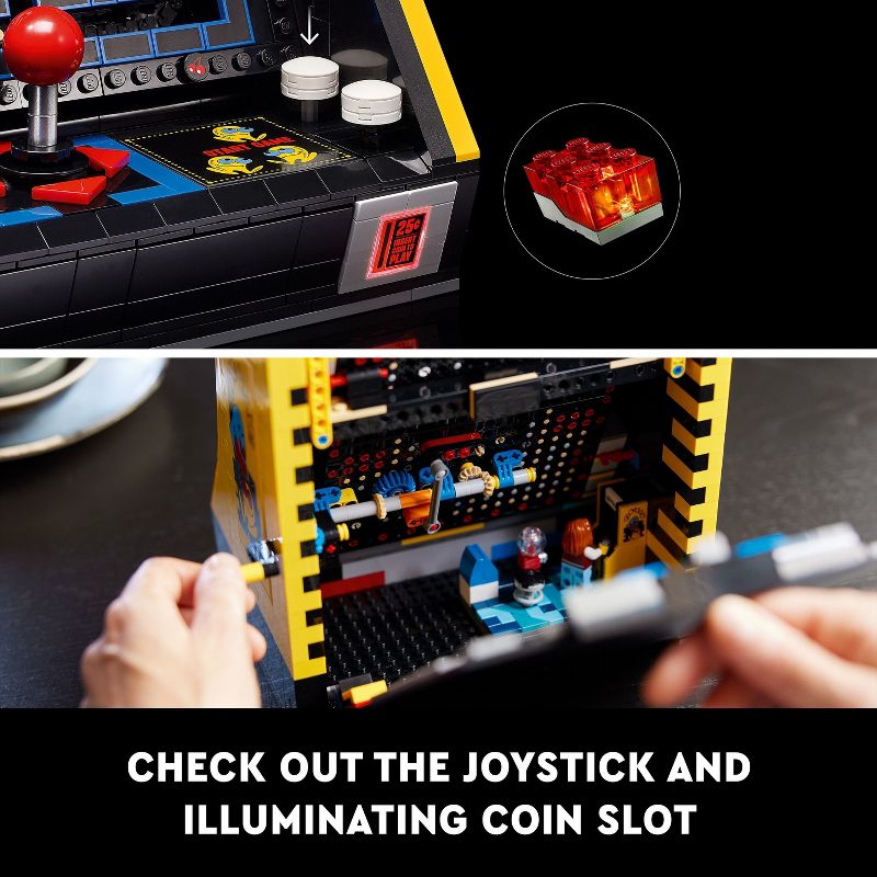 LEGO Icons PAC-MAN Arcade Retro Game Building Set 10323, 5 of 9