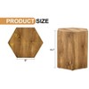 NicBex Modern Minimalist Hexagonal Coffee Table for Living Room,Set of 1/2,On-Trend Accent Table MDF End Table,Geometric Design - 2 of 4