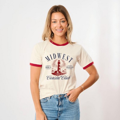 Simply Sage Market Midwest Coastal Club Ringer Tee