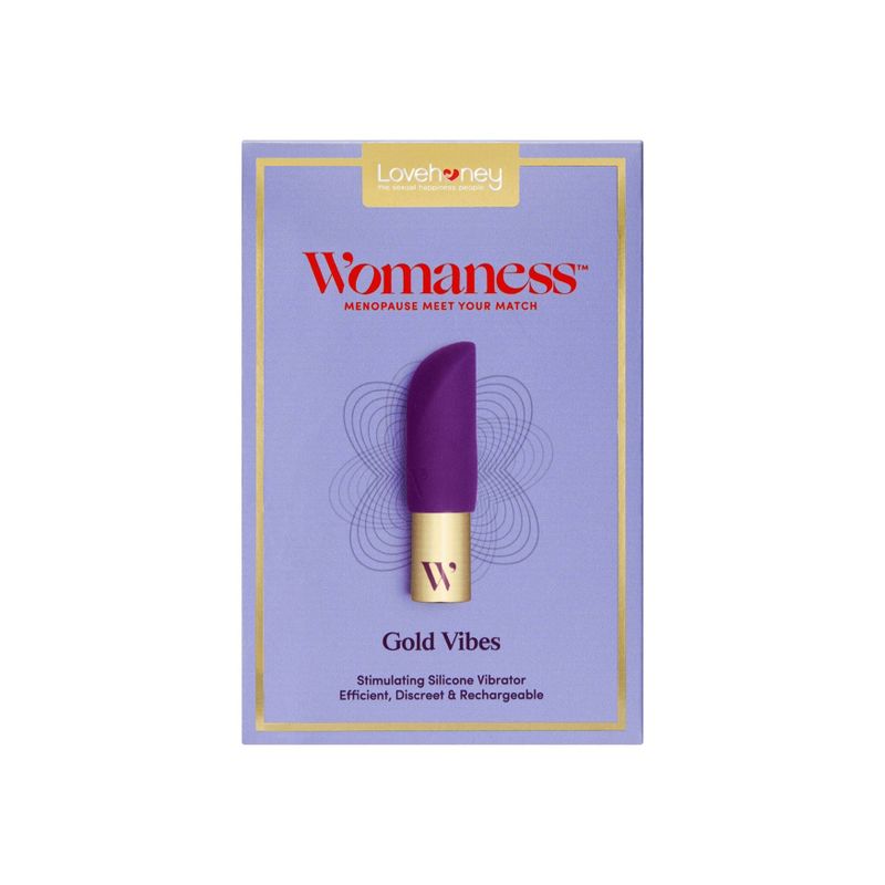 Womaness Gold Vibes Vibrating Bullet Vibrator, 1 of 16