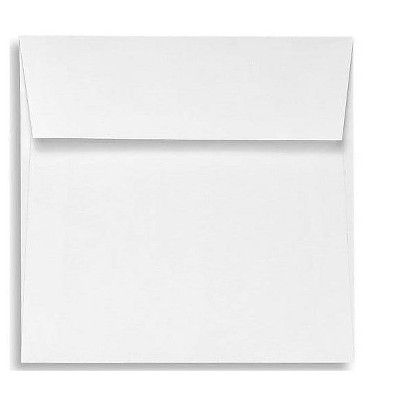 LUX 6 1/2 x 6 1/2 Square Envelopes 2 11/16 x 3 11/16 White - 100% Recy 8535-WPC-50