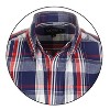 Gioberti Boy's Long Sleeve Button Down Plaid Checkered Shirt - 2 of 3