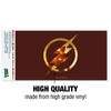 The Flash Tv Series Flash In Logo Automotive Bumper Sticker - 3 of 4