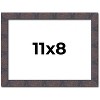 PosterPalooza | Photo Size Slim Profile Brown Frame - UV Acrylic, Foam Board Backing, Hanging Hardware - 2 of 4