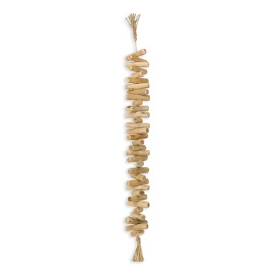 Cheung's Wistan Hanging Wood Bar Tassel Décor - Large