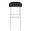 WestinTrends 29" Upholstered Saddle Seat Bar Stool - 4 of 4