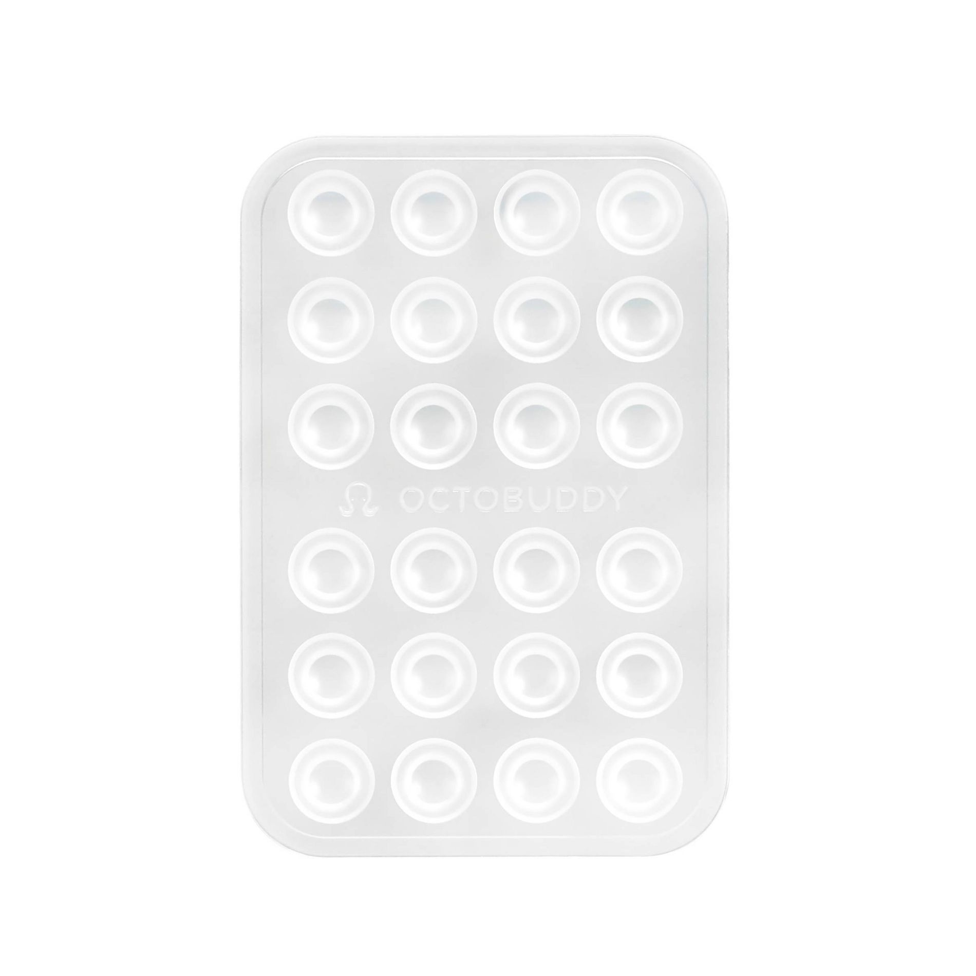 Octobuddy Silicone Suction Cup Phone Case Mount Classic - Transparent