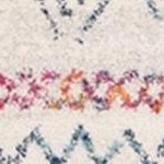 ivory/dark blue