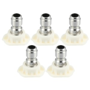 Unique Bargains High Pressure Washer Spray Nozzle Tips Quick Connector 5 Pcs - 1 of 4
