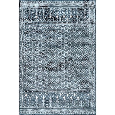 nuLOOM Prestyn SpinClean Machine Washable Stain-Resistant Area Rug