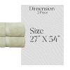 Home Weavers Elegance Essentials 550GSM 100% Cotton Zero Twist Super Absorbent Bath Towel Set - 2 of 4