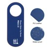 Unique Bargains PU Leather Waterproof Double-Side Office Hotel Meeting Door Hanger Sign - 4 of 4
