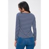 WEST K Women's Aya Long Sleeve Boat Neck Stripe Top - image 4 of 4