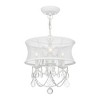 Livex Lighting Newcastle 3 - Light Chandelier in  White - 3 of 4