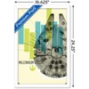 Trends International Star Wars: Mid-century Modern - Millennium Falcon Framed Wall Poster Prints - 3 of 4