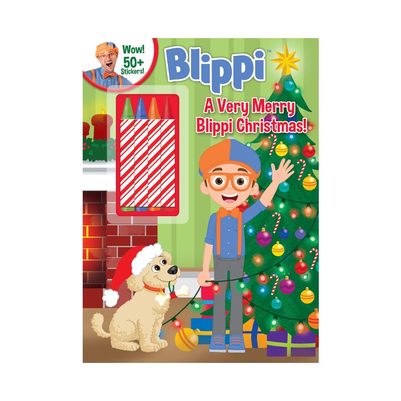 Blippi: A Very Merry Blippi Christmas - (Coloring & Activity with Crayons) by  Thea Feldman (Paperback), 1 of 6
