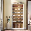 Tribesigns 8-Tier Wooden Freestanding Shoe Rack - image 3 of 4