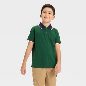 Boys' Short Sleeve Tipping T-Shirt - Cat & Jack™ - 1 of 3