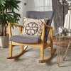 Callum Mid-Century Fabric Rocker - Christopher Knight Home - 2 of 4