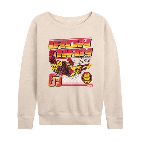 Women's - Marvel - Iron Man Racing Lightweight French Terry Slouchy - image 1 of 4