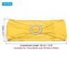 Unique Bargains Polyester Wedding Decoration Stretch Chair Sashes Bows 25 Pcs - 2 of 4