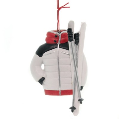 Holiday Ornament 4.5" Ski Jacket Snow Slopes Christmas  -  Tree Ornaments