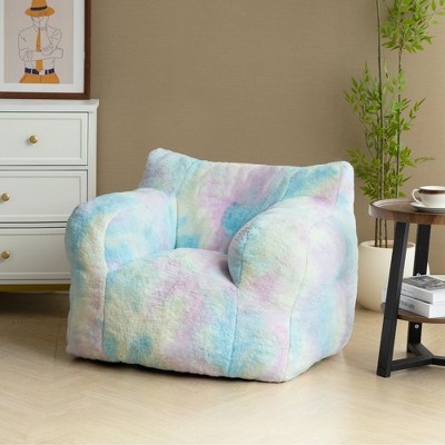 Pamapic Bean Bag Chair, Corduroy Lazy Sofa Bean Bags Comfy Couch with Armrests for Bedroom, Living Room, Apartment