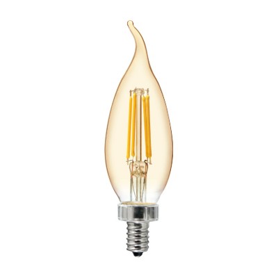 General Electric 40W VintaDeco CAC Filament Amber LED Light Bulb White