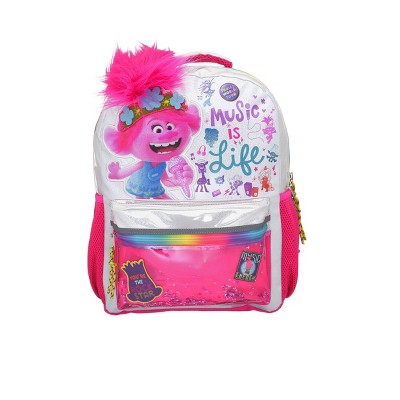 a pink bookbag