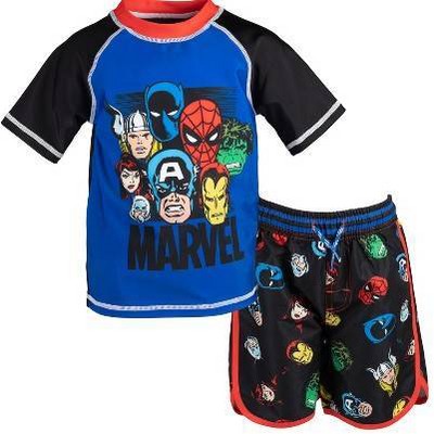 captain america, blue / black