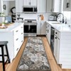 Machine Washable Moroccan Trellis Rug, Stain Resistant & Non-Slip, Vintage Floral Farmhouse Carpet for Dining Room, Bedroom - 2 of 4