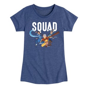 Girls' - Avatar: The Last Airbender - Trio Squad Fitted Short Sleeve Graphic T-Shirt - 1 of 4
