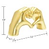 Adam & Friends Heart Sign Hands Sculpture - 4 of 4