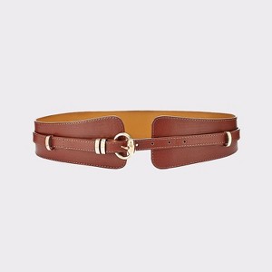 Women's 2-In-1 Faux Leather Waist Belt - LASCANA - 1 of 4