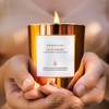 Benevolence LA Premium Scented Wood Wicked Candles In Gold Glass Jar - 4 of 4