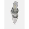 Bismi Large Buckle Kitten Heel Women Mules - 4 of 4