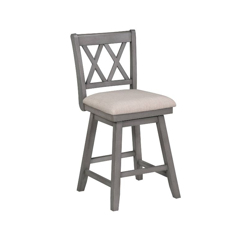 24" Brookline Xx Back Swivel Counter Stool - Home 2 Office, 1 of 9